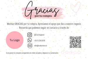 Tarjetas de Agradecimiento