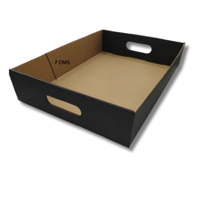 Bandeja Auto armable Negra 35 x 25 x 7