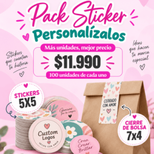 Pack Sticker perzonalizados