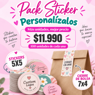 Pack Sticker perzonalizados